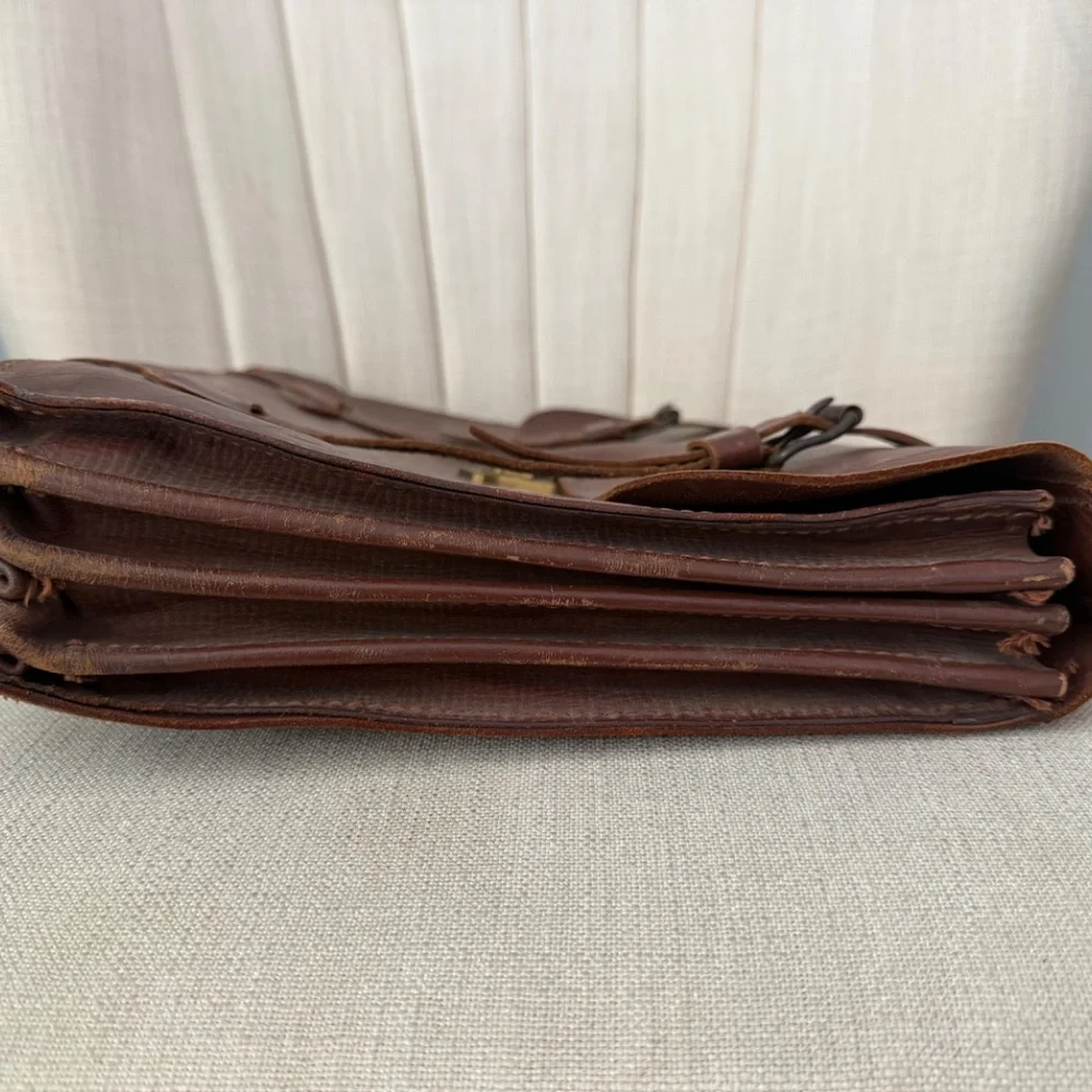 Case Navigation DEAD RECKONING type A-4 vintage Wright Leather WWII briefcase